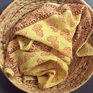 💫Vintage Paisley India Head or Neck Scarf